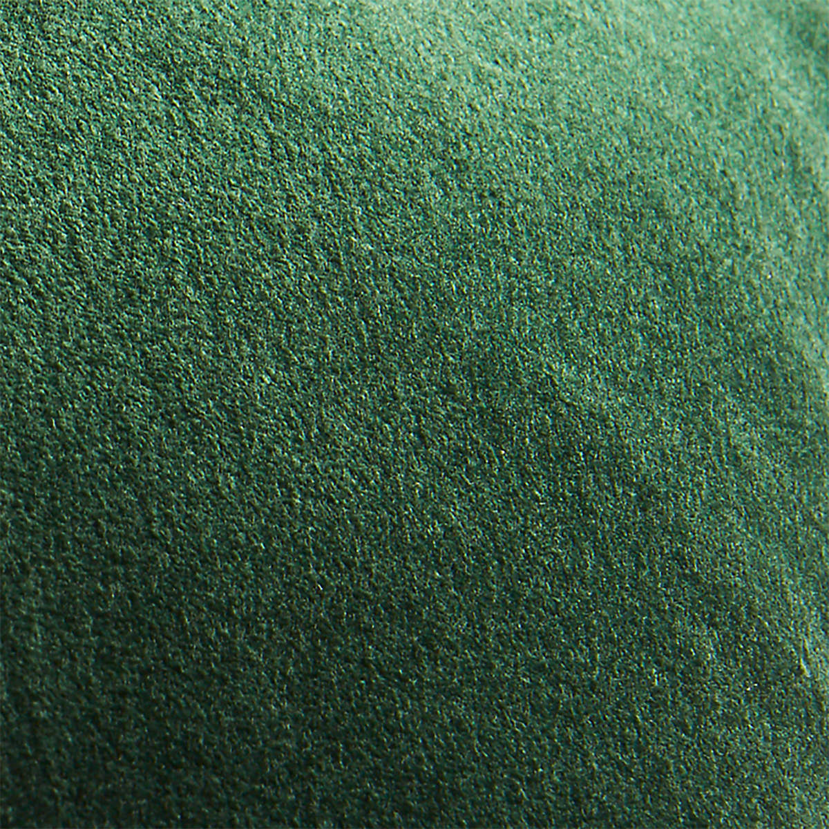 Emerald Crushed Velvet Pillow With Feathered With Insert-18"x18" thumbnail 3