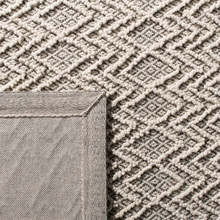 Hamlin Hand Tufted Wool Beige Area Rug-8'x10' thumbnail 4