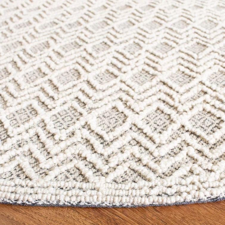 Hamlin Hand Tufted Wool Beige Area Rug-8'x10' thumbnail 5