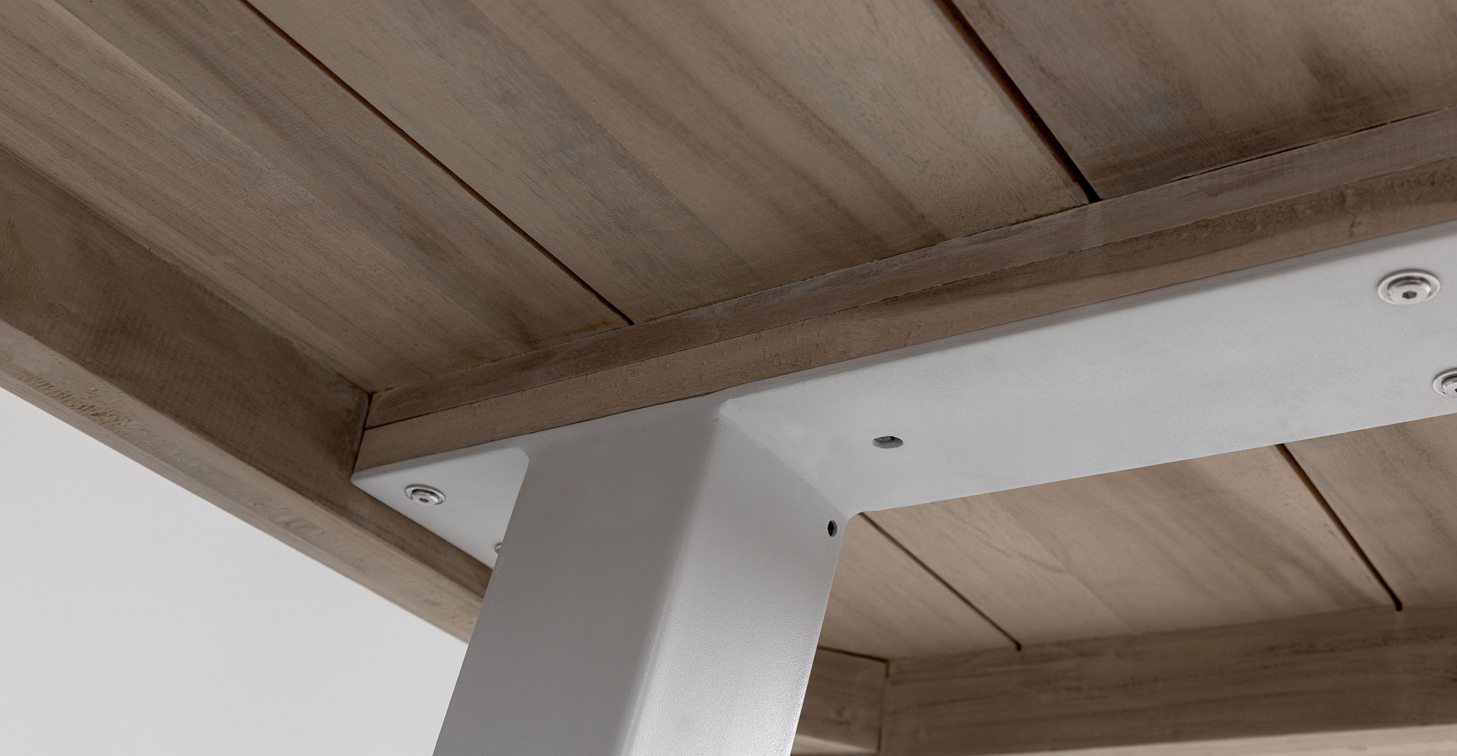 Tavola Driftwood Gray Dining Table For 8 thumbnail 5