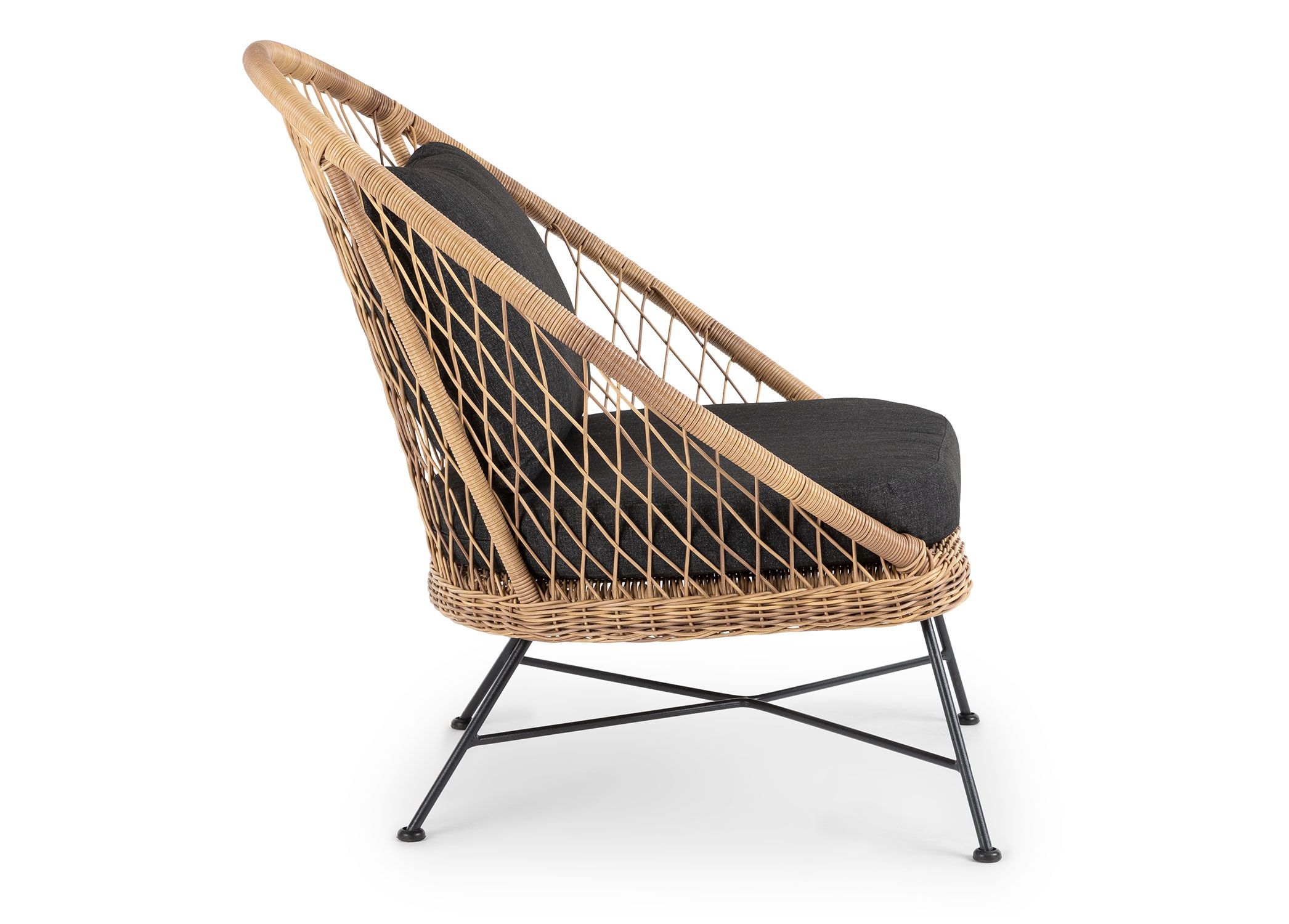 Aeri Slate Gray Lounge Chair thumbnail 2