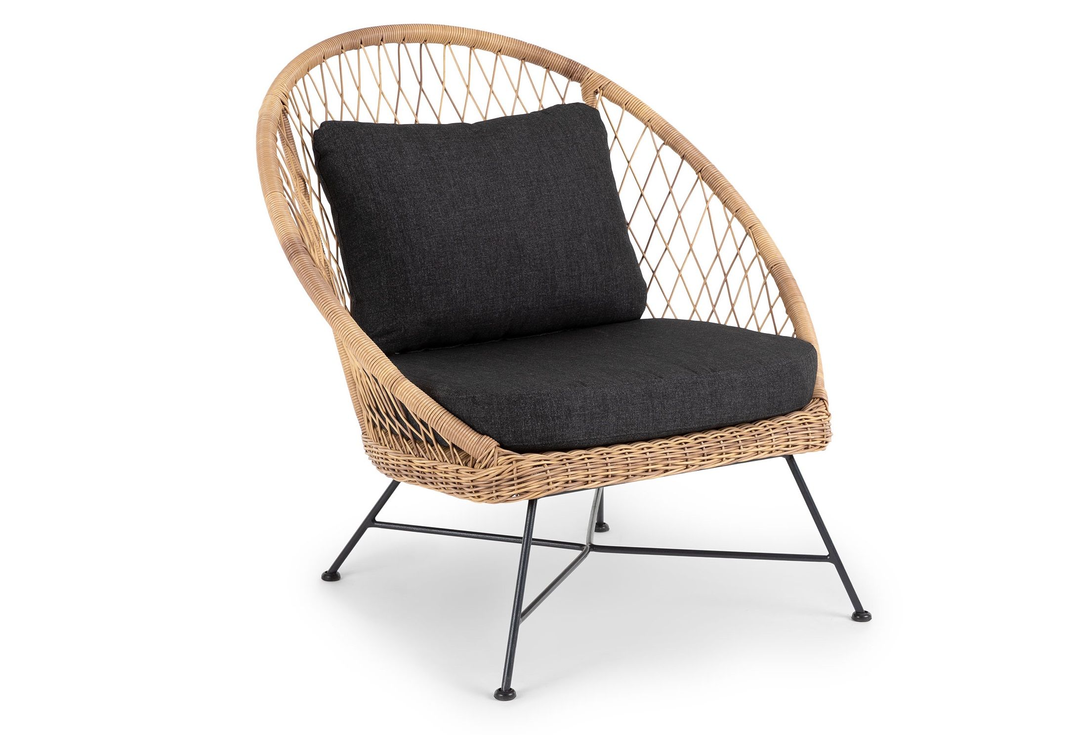 Aeri Slate Gray Lounge Chair thumbnail 3