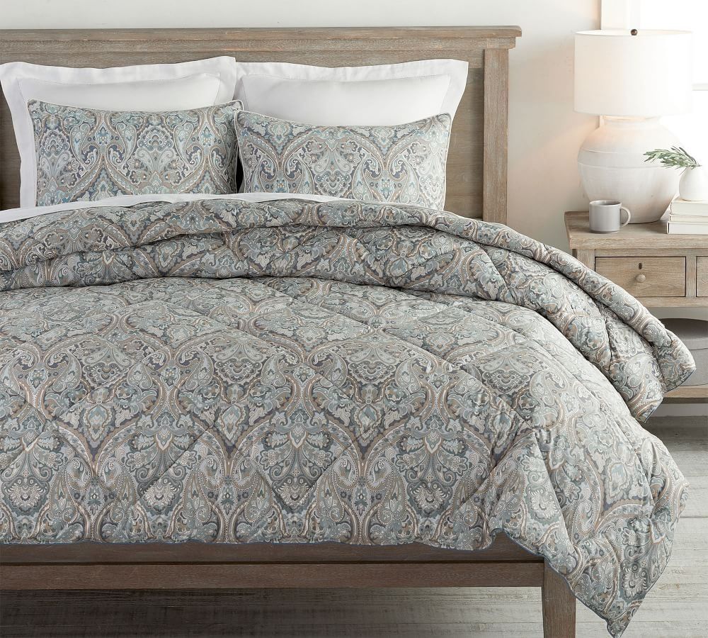 MACKENNA PERCALE COMFORTER & SHAMS PILLOW WITHOUT INSERT thumbnail 2