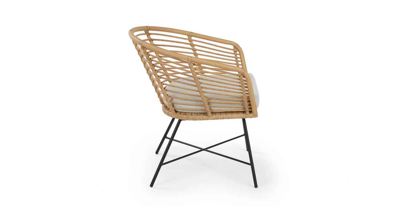TULA LILY WHITE LOUNGE CHAIR thumbnail 2