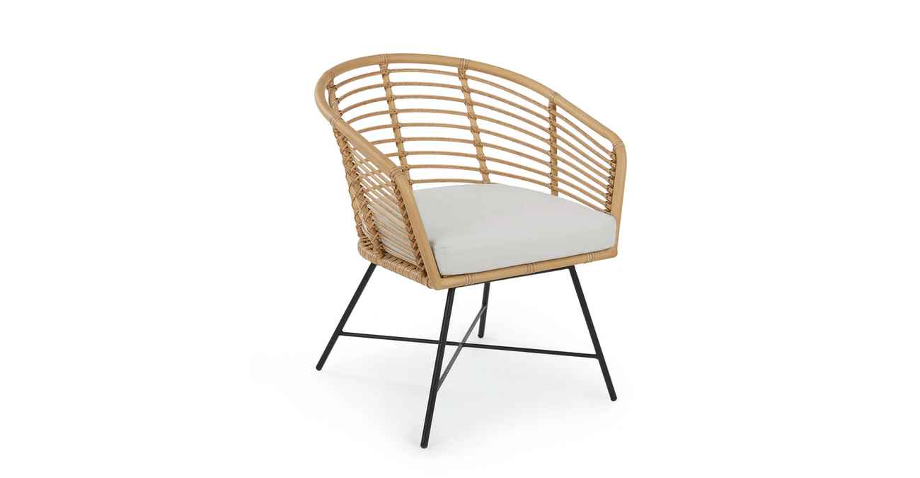 TULA LILY WHITE LOUNGE CHAIR thumbnail 3