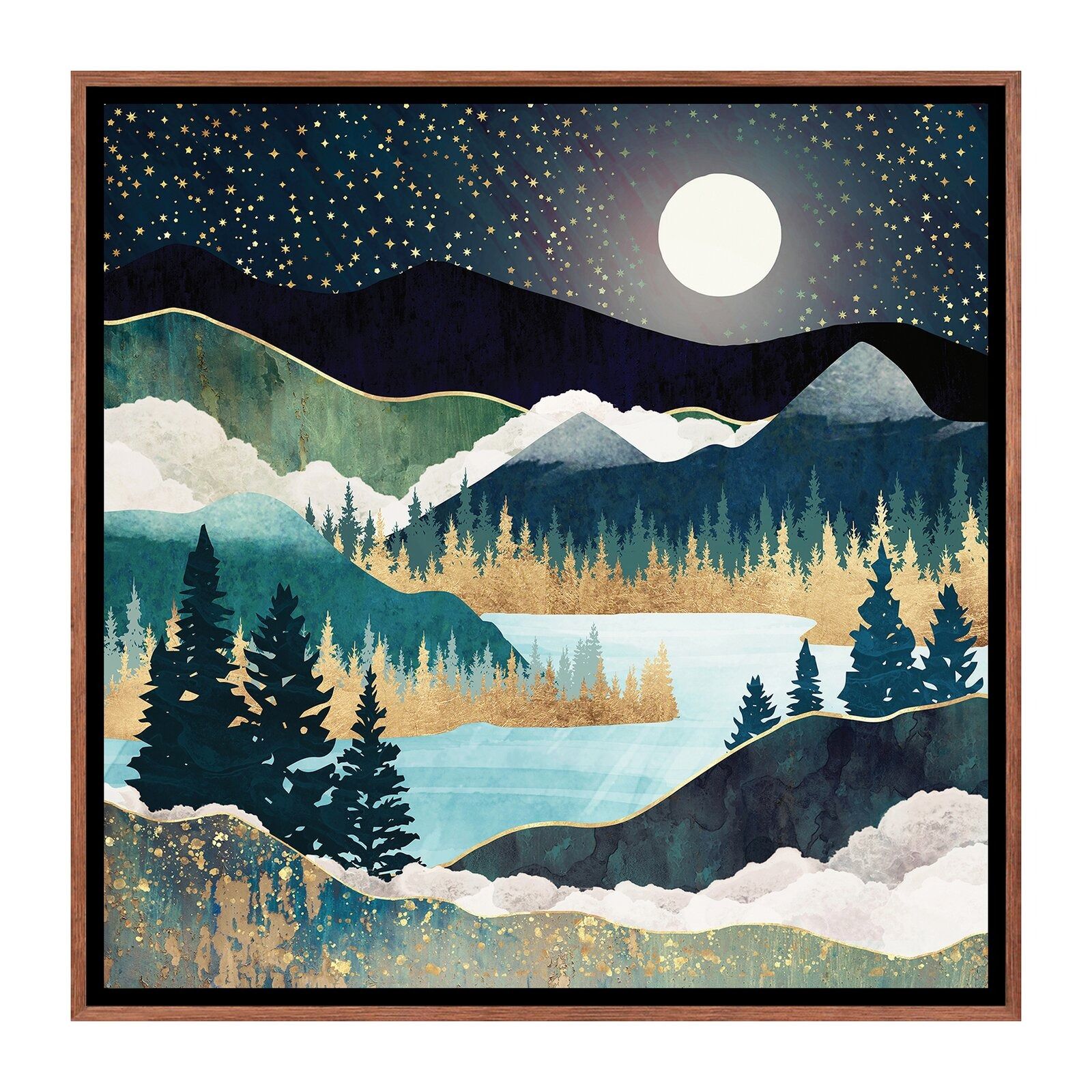STAR LAKE BY SPACEFROG DESIGNS PHOTO FRAME WITH FRAME thumbnail 3