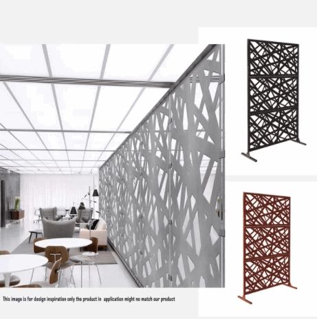 Laser Cut Metal Privacy Screen thumbnail 2