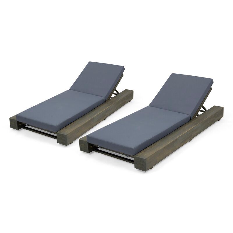 LONG RECLINING CHAISE LOUNGE thumbnail 3