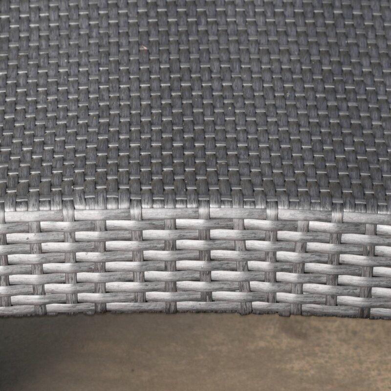 GRAY LONG RECLINING CHAISE LOUNGE SET thumbnail 3
