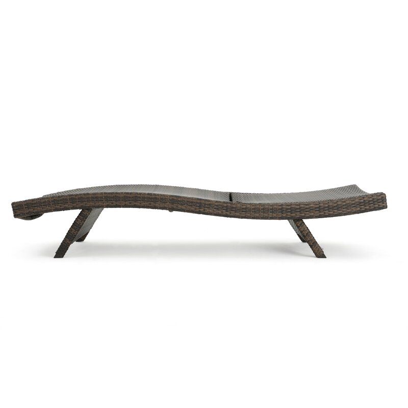 MIXED MOCHALONG RECLINING CHAISE LOUNGE SET thumbnail 2