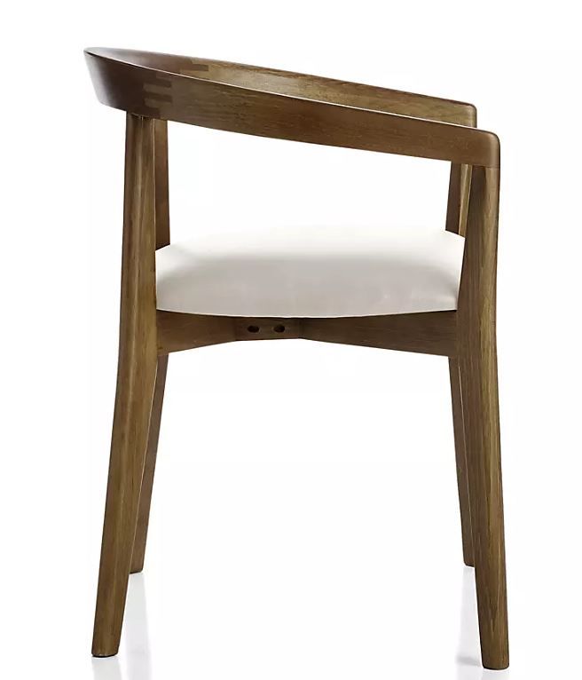 CULLEN SHIITAKE SAND ROUND BACK DINNING CHAIR thumbnail 3