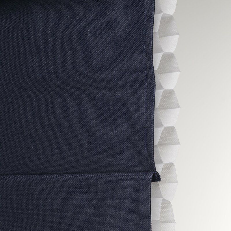 INSULATING CORDLESS BLACKOUT ROMAN SHADE thumbnail 2
