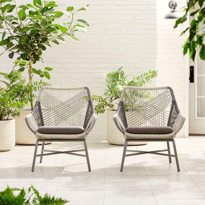 Huron Outdoor Lounge Chair & Cushion thumbnail 3