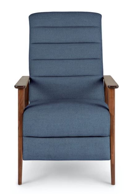 Ellow Lennox Blue Recliner thumbnail 2