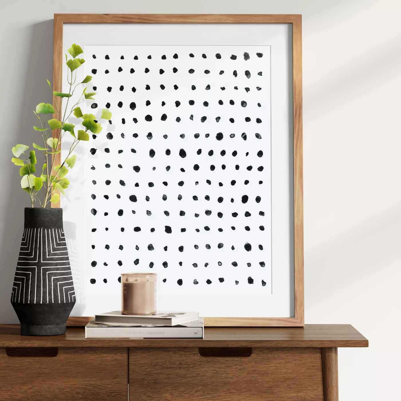 DOTS FRAMED UNDER GLASS WITH FRAME thumbnail 2