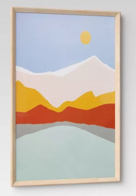 WEDGE POSTER FRAME NATURAL ROOM ESSENTIALS FRAMED thumbnail 2
