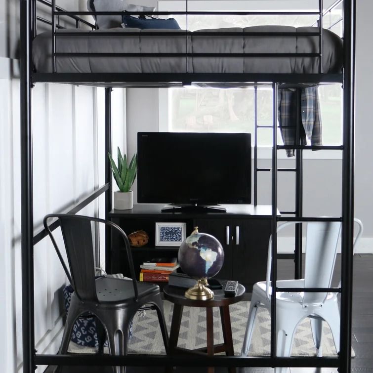 Maurice Full Metal Loft Bed-Full thumbnail 4