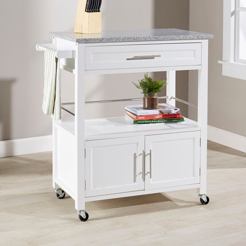 JENUEL KITCHEN ISLAND WITH GRANITE TOP thumbnail 2