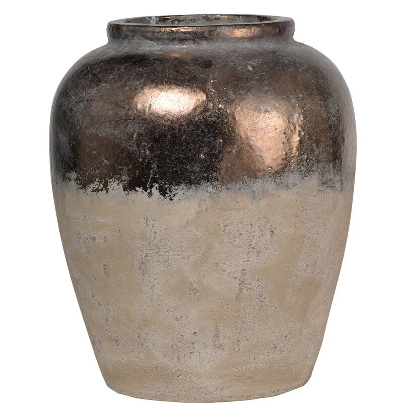 BRONZE QUIMIR CERAMIC TABLE VASE thumbnail 3