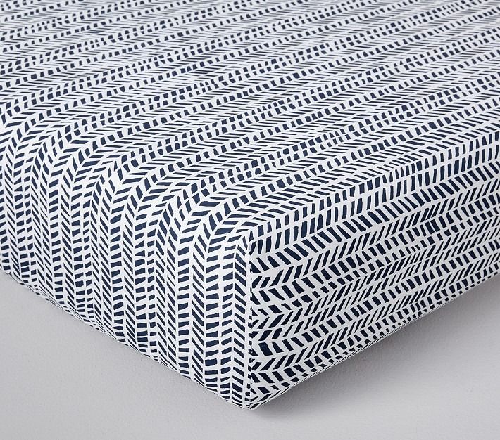 BROKEN ARROW ORGANIC CRIB FITTED SHEET thumbnail 2