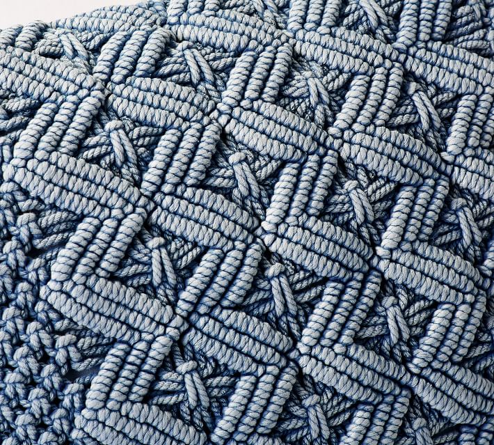 MACRAME PILLOW COVER WITH INSERT thumbnail 2