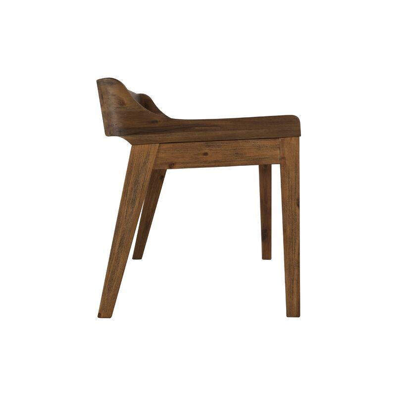 FRANKE FAUX LEATHER WOOD BENCH thumbnail 7