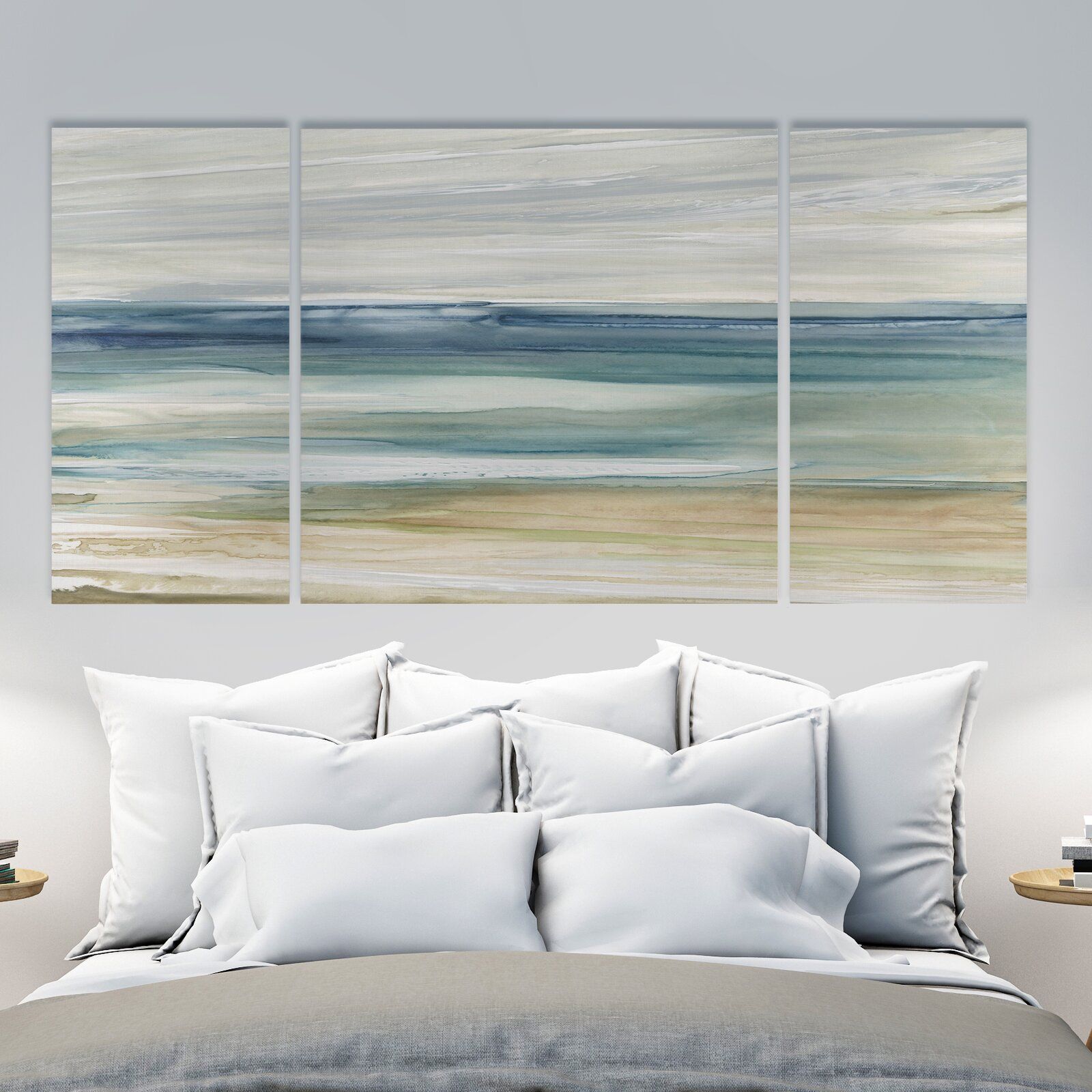 OCEAN BREEZE GRAPHIC ART PRINT MULTI PIECE IMAGE thumbnail 4