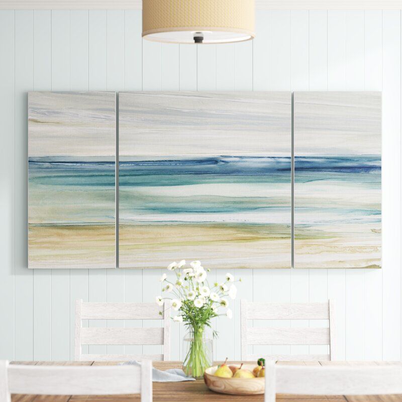 OCEAN BREEZE GRAPHIC ART PRINT MULTI PIECE IMAGE thumbnail 5
