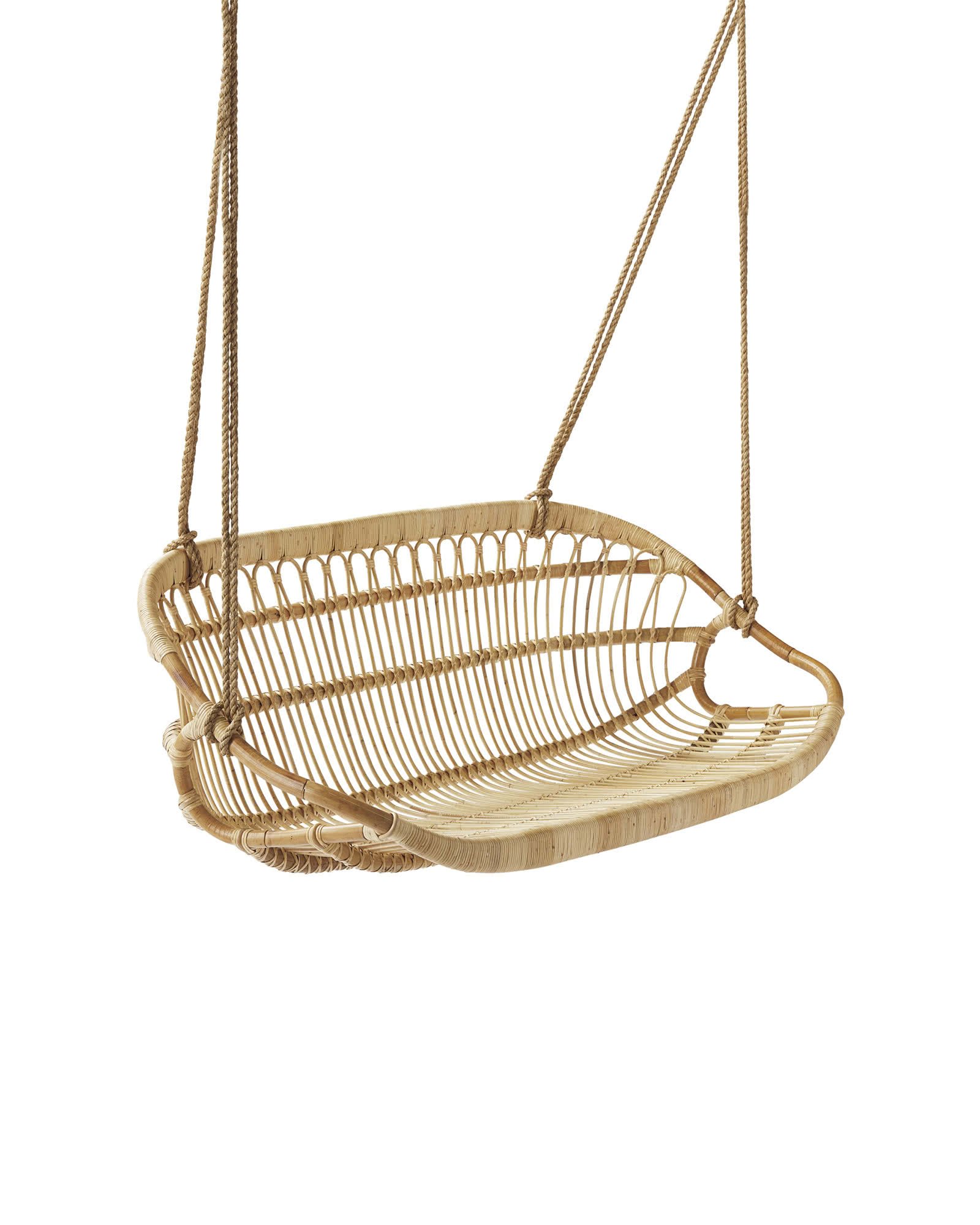 HANGING RATTAN BENCH thumbnail 2