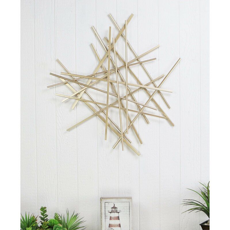 Abstract Bar and Panel Wall Decor thumbnail 2