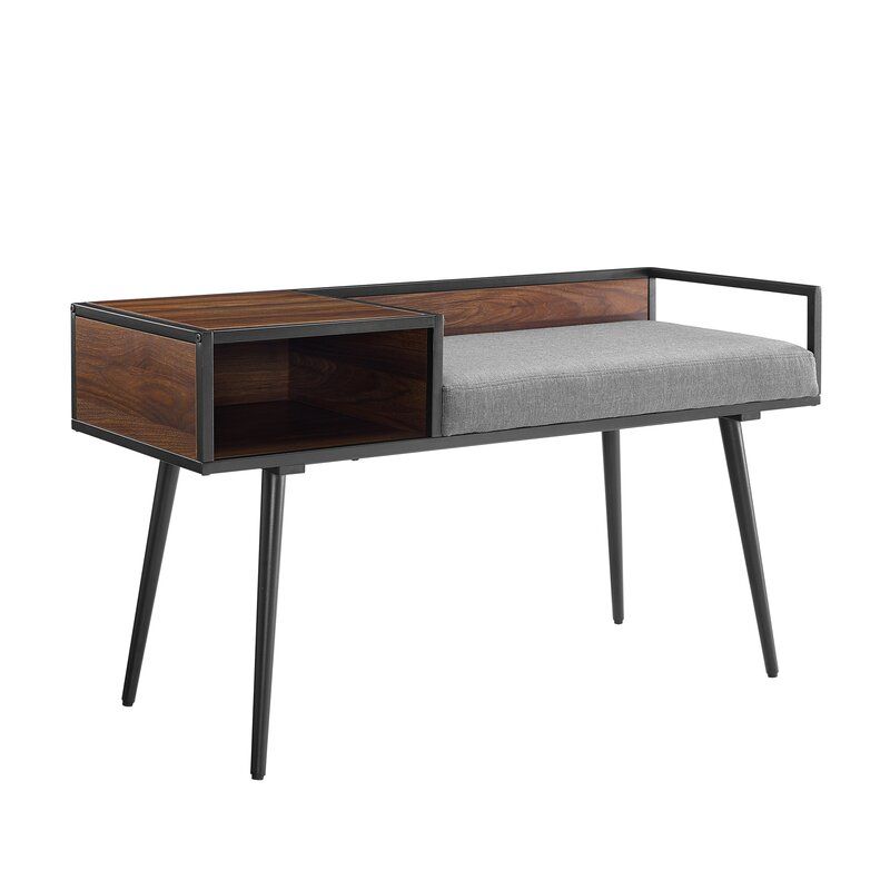 CLARINE SHELVES STORAGE BENCH thumbnail 3