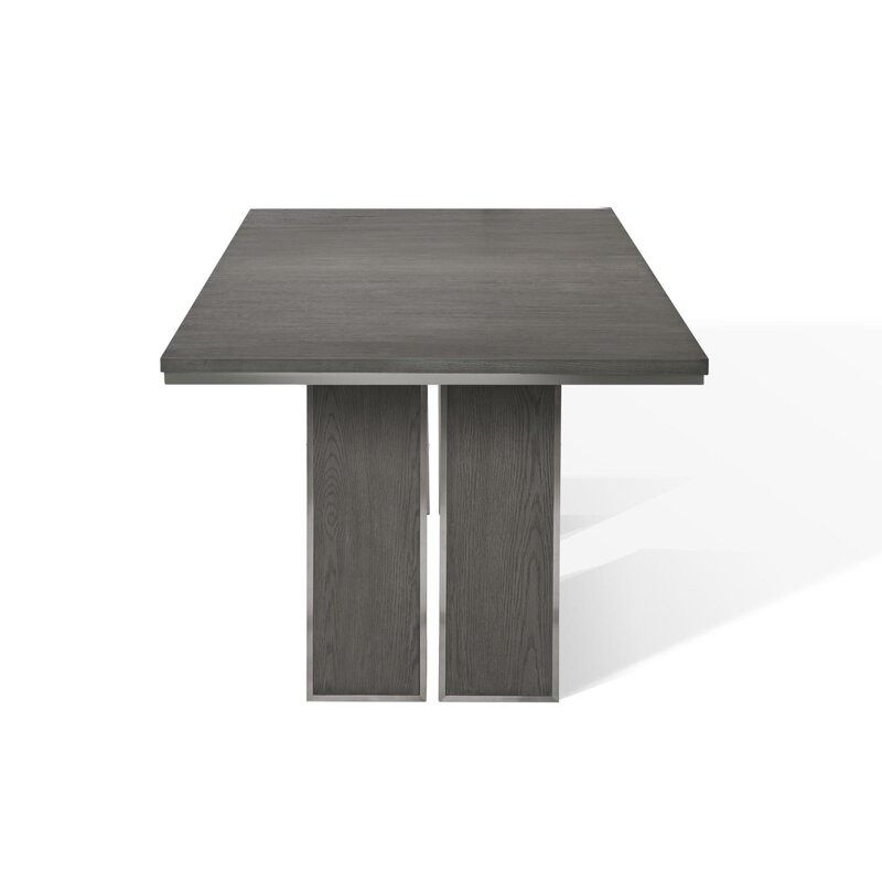 CORDARYL 7 PIECE EXTENDABLE SOLID OAK DINING SET thumbnail 4