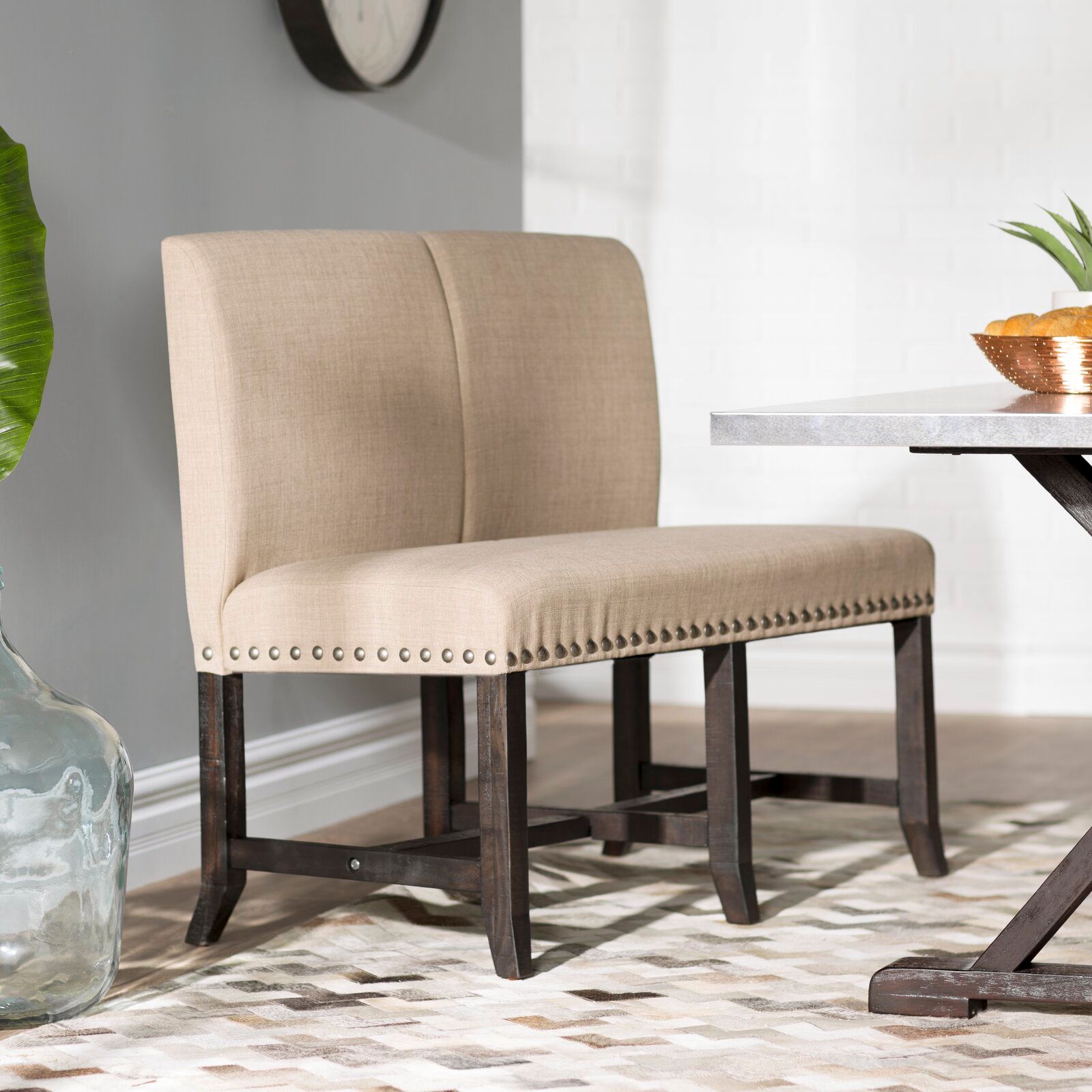 WIMBLED UPHOLSTERED BENCH thumbnail 4
