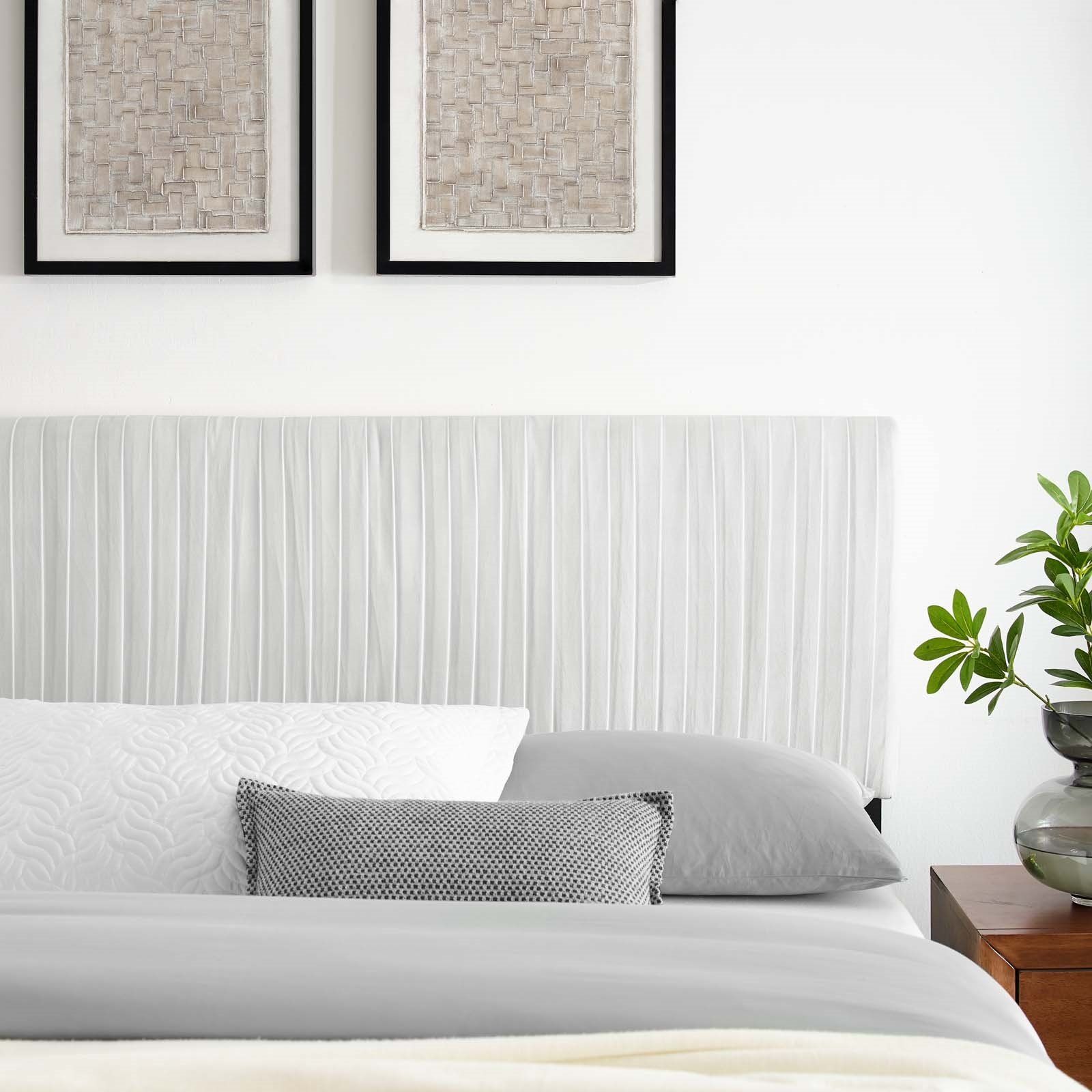 Eloise Channel Tufted Performance Velvet Headboard thumbnail 5