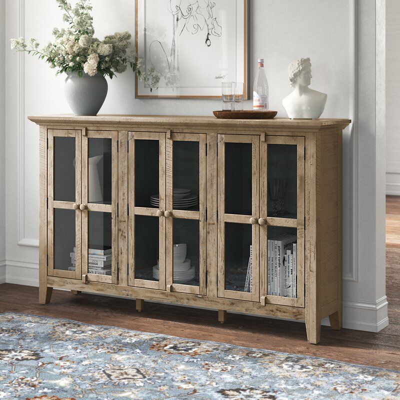 CLAIRE WIDE ACACIA WOOD SIDEBOARD thumbnail 4