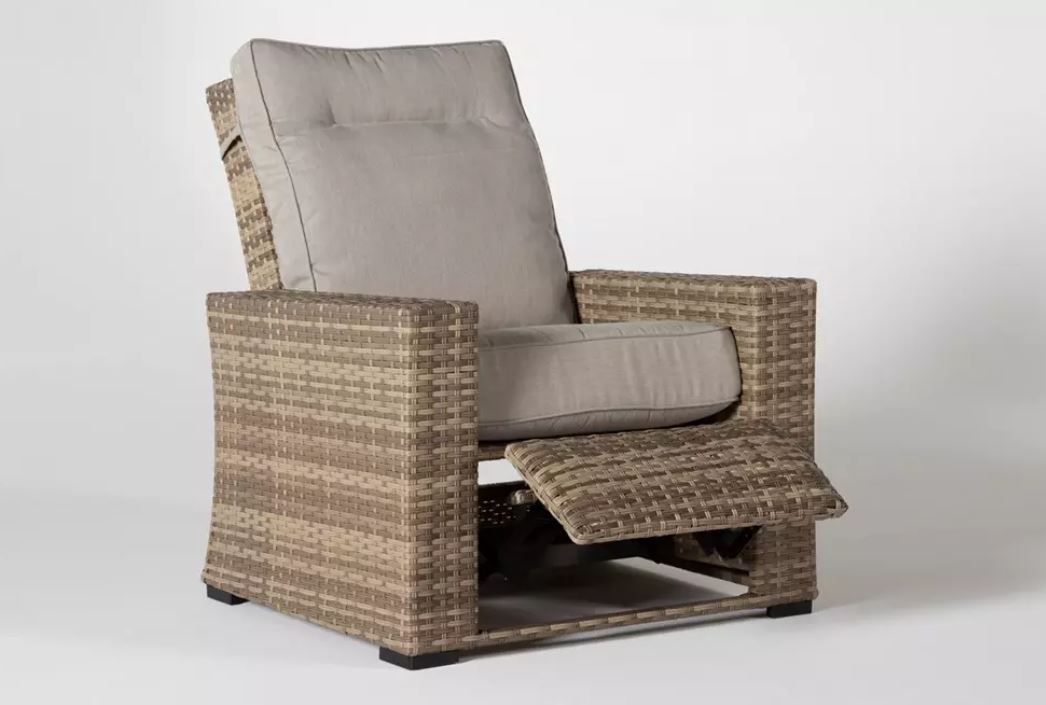 CAPRI OUTDOOR PUSH BACK RECLINING CHAIR thumbnail 3