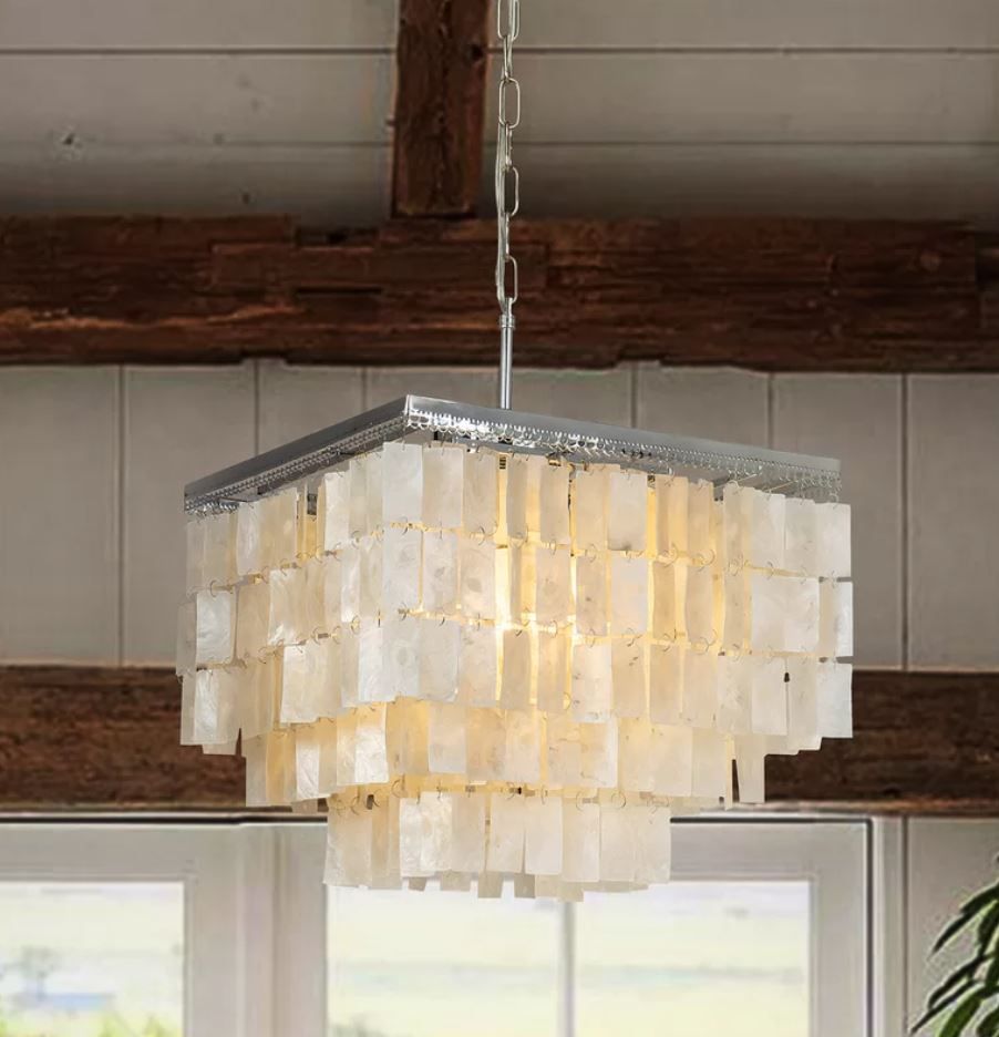 ADDYSON 3 LIGHT UNIQUE SQUARE CHANDELIER thumbnail 2