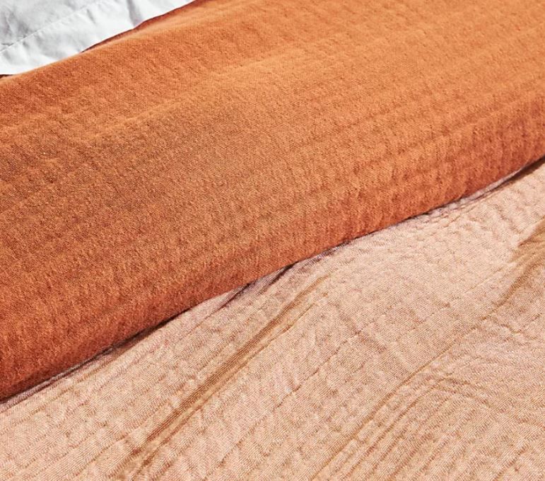 REVERSIBLE AIRY GAUZE DUVET COVER thumbnail 3