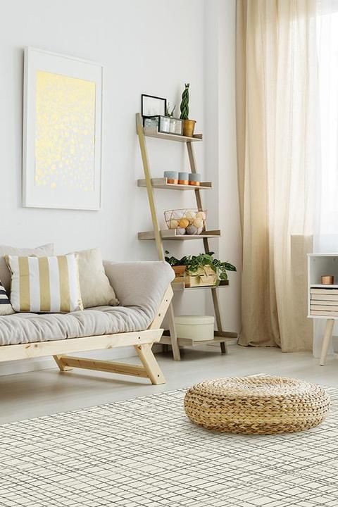 Modern Grid Creme Rug-9'x12' thumbnail 2