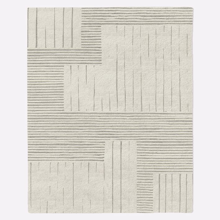 Painted Mixed Stripes Rug-2'5"x12' thumbnail 2