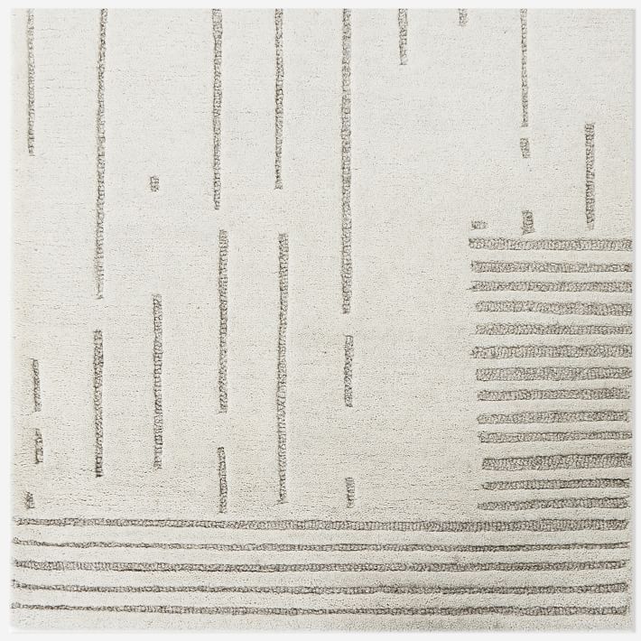 Painted Mixed Stripes Rug-2'5"x12' thumbnail 5