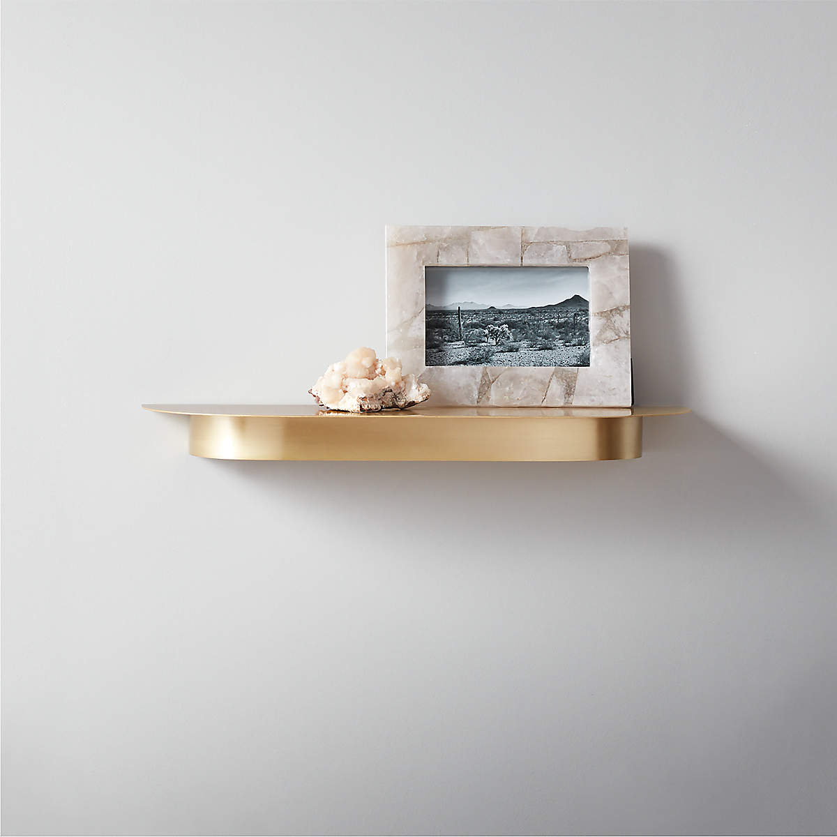 COLLAR BRASS WALL SHELF SMALL 18 thumbnail 2