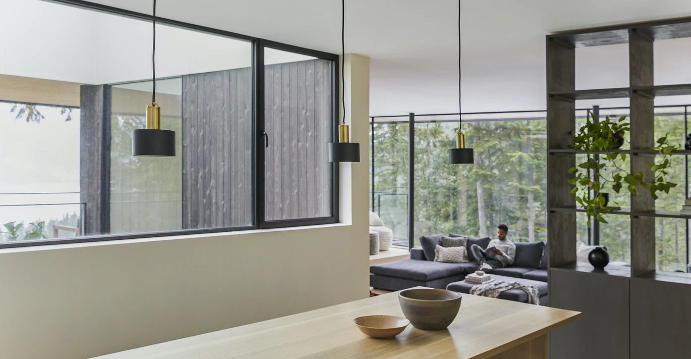 Tangent Cylinder Black Pendant Lamp thumbnail 2
