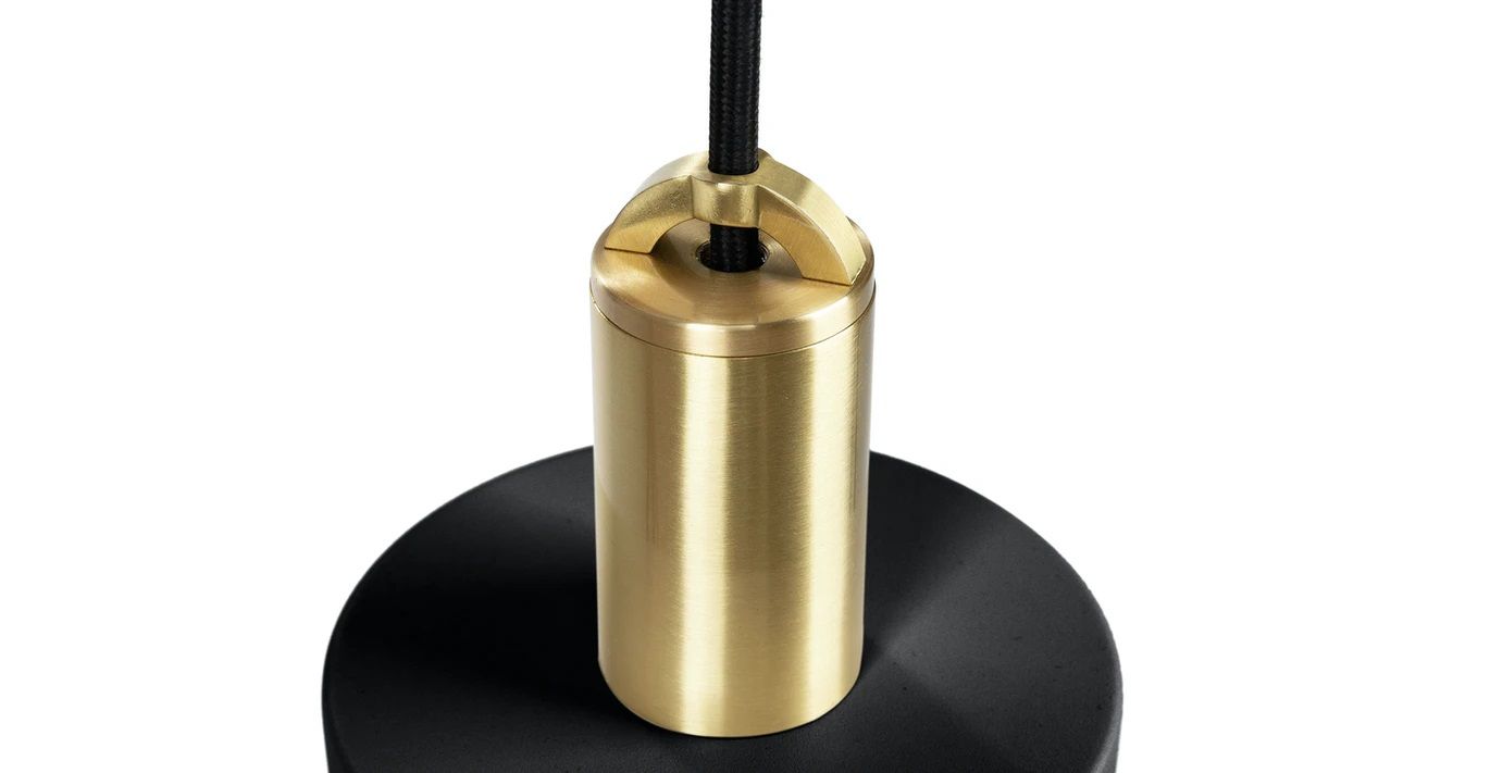 Tangent Cylinder Black Pendant Lamp thumbnail 5