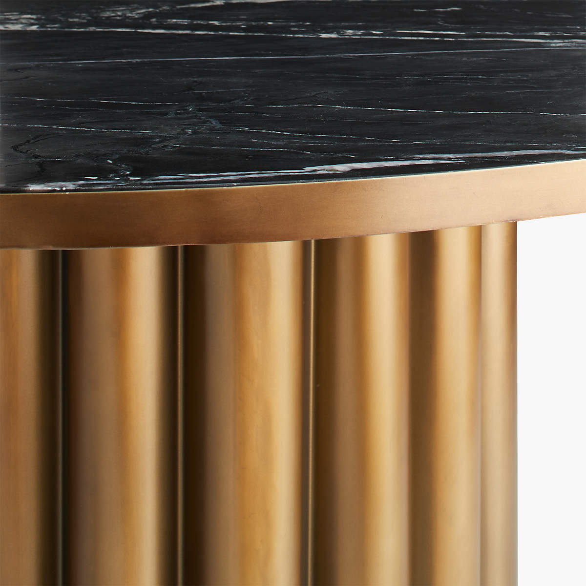CYPHER BLACK MARBLE DINING TABLE thumbnail 5