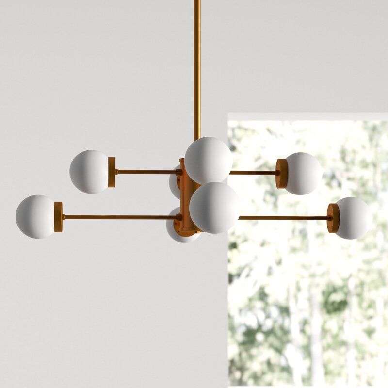 ATICUS SPUTNIK MODERN LINEAR CHANDELIER thumbnail 2