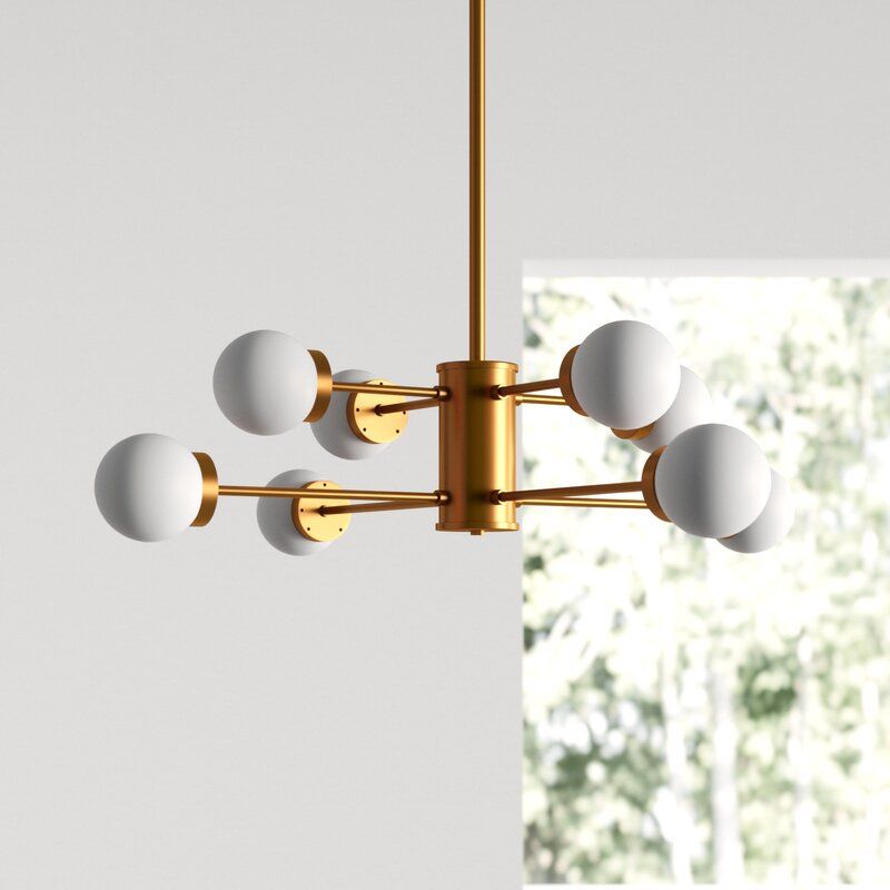 ATICUS SPUTNIK MODERN LINEAR CHANDELIER thumbnail 3