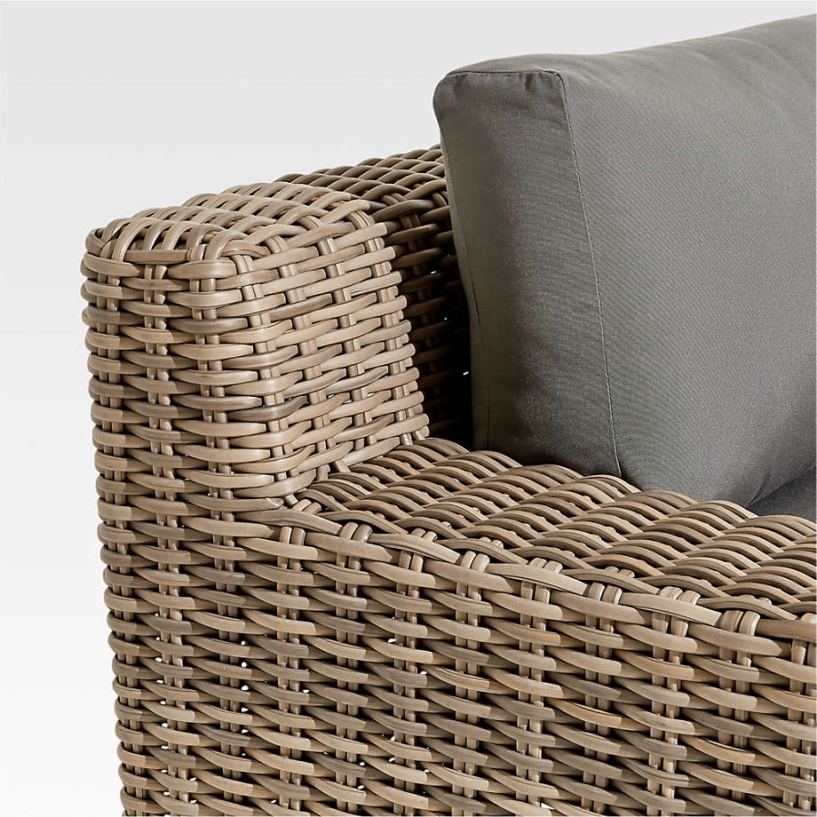 ABACO OUTDOOR SOFA WITH GRAPHITE SUNBRELLA thumbnail 5