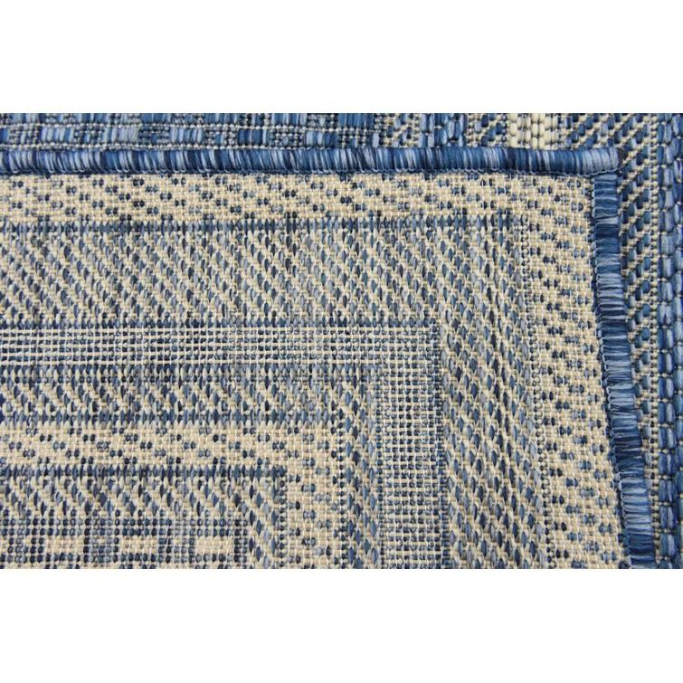 Delmont Blue Indoor Rug-9'x12' thumbnail 6