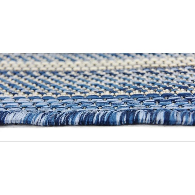 Delmont Blue Indoor Rug-9'x12' thumbnail 7